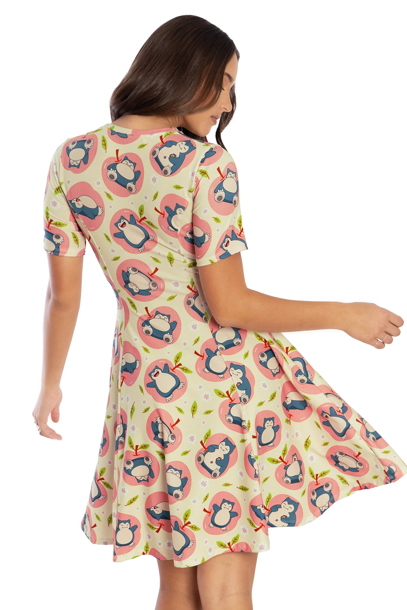 Snorlax Apples Longline Evil Tee Dress - Image 2