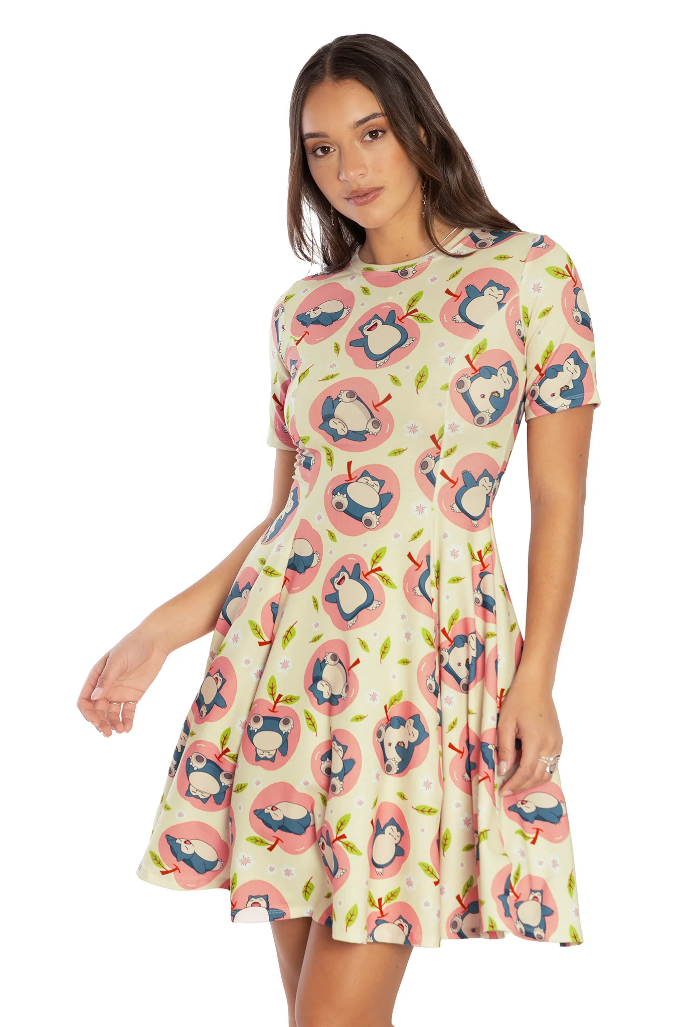 Snorlax Apples Longline Evil Tee Dress - Image 6