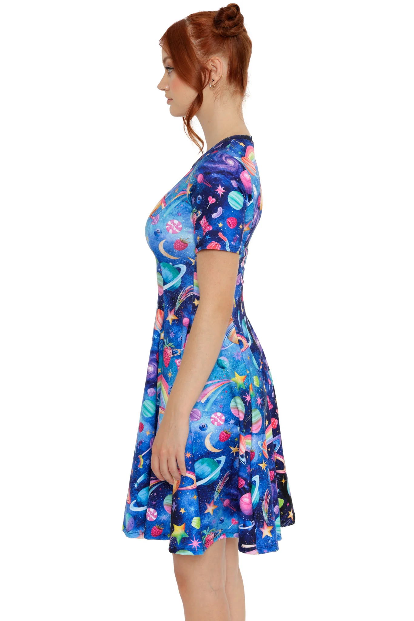 Space Candy Longline Evil Tee Dress - Image 4