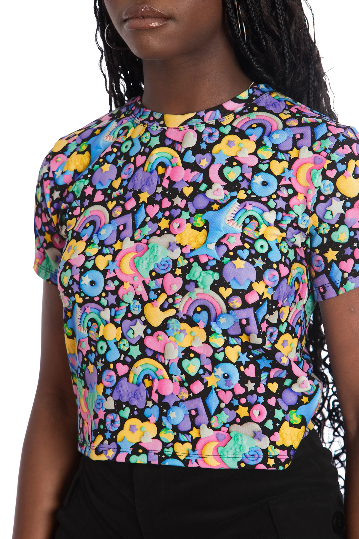 Space Gummies Cropped Tee - Image 3