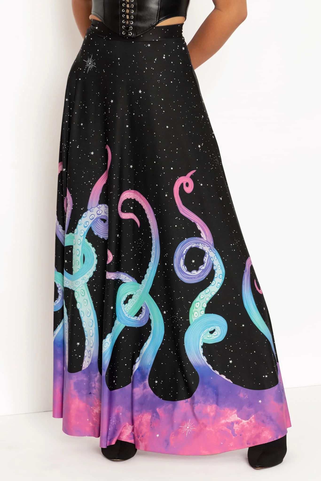Space Tentacles Maxi Skirt - Image 5