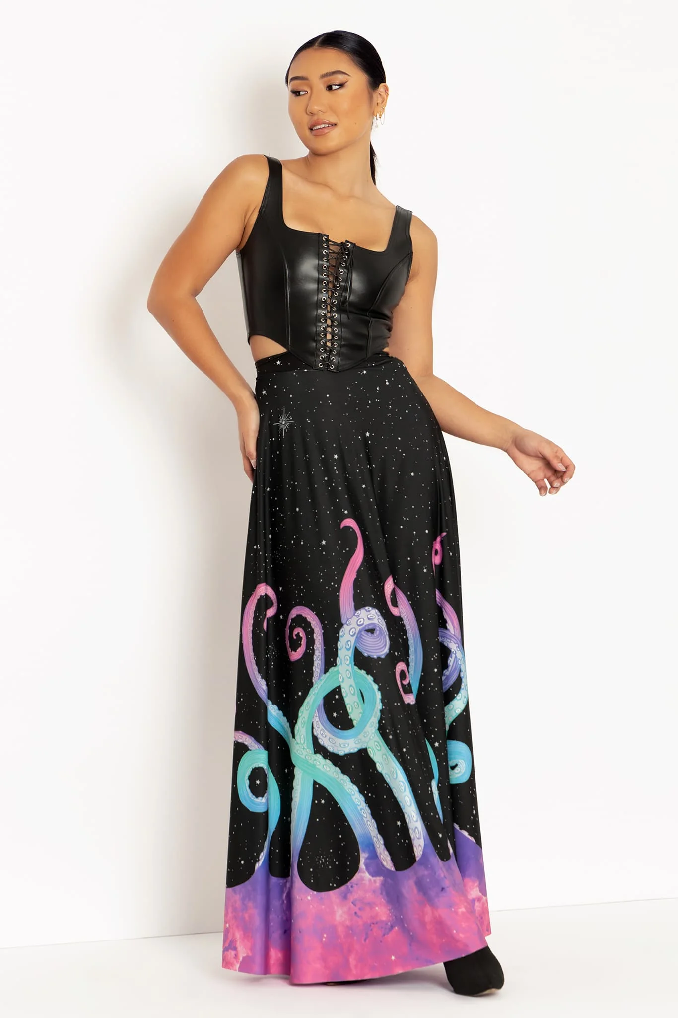 Space Tentacles Maxi Skirt - Image 6