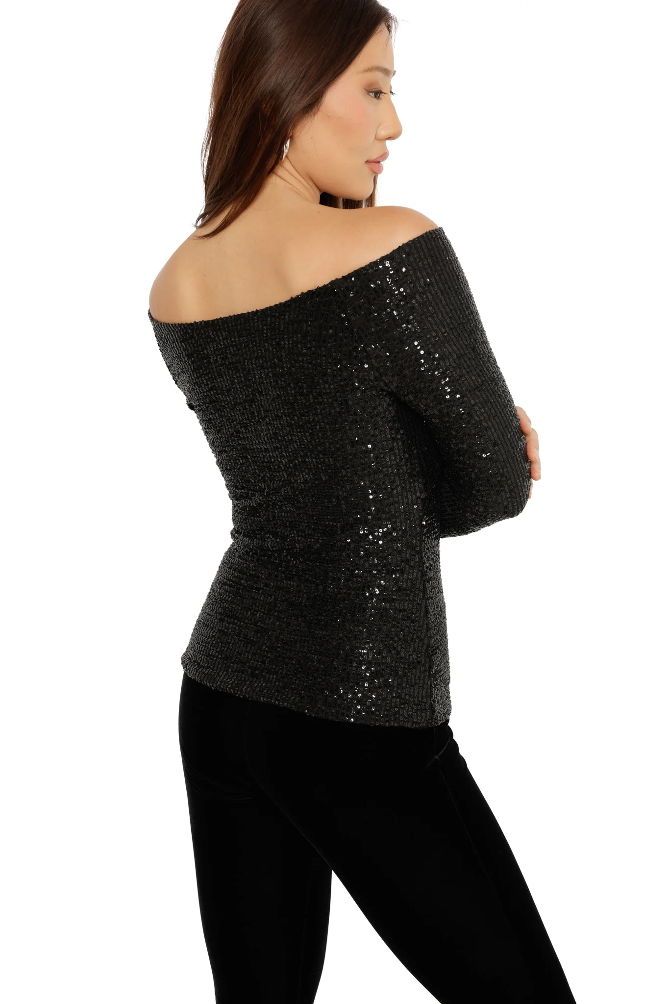 Sparkle Sparkle Off Shoulder Top - Image 2