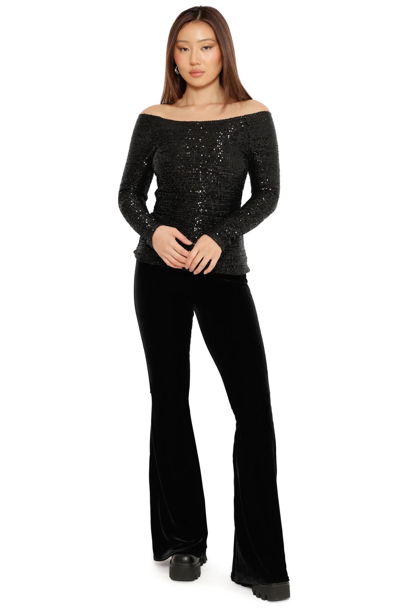 Sparkle Sparkle Off Shoulder Top - Image 5