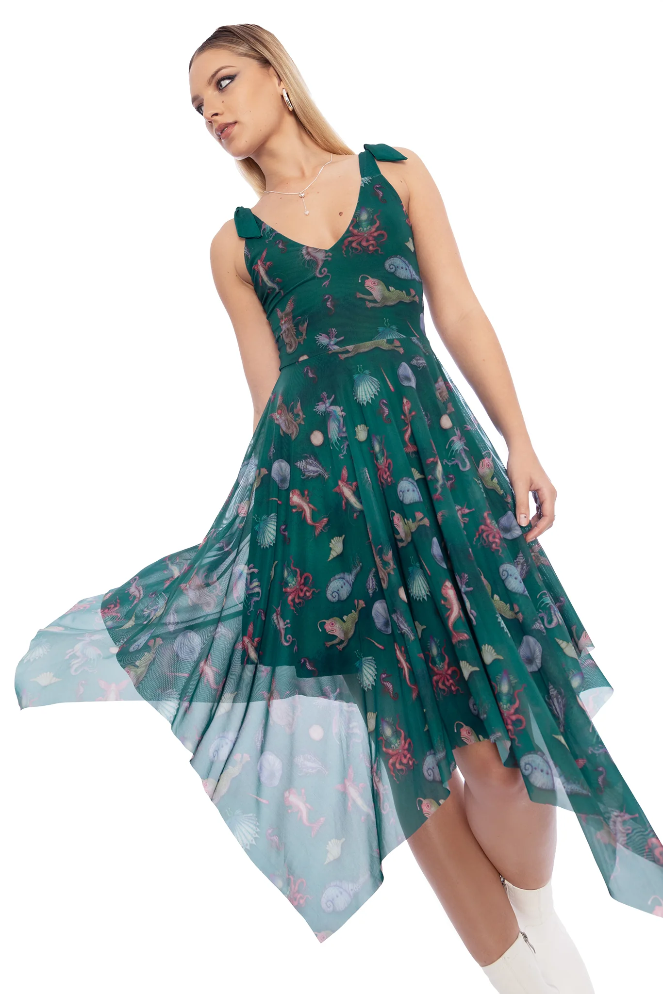 Specimens Tie Handkerchief Dress - Image 7