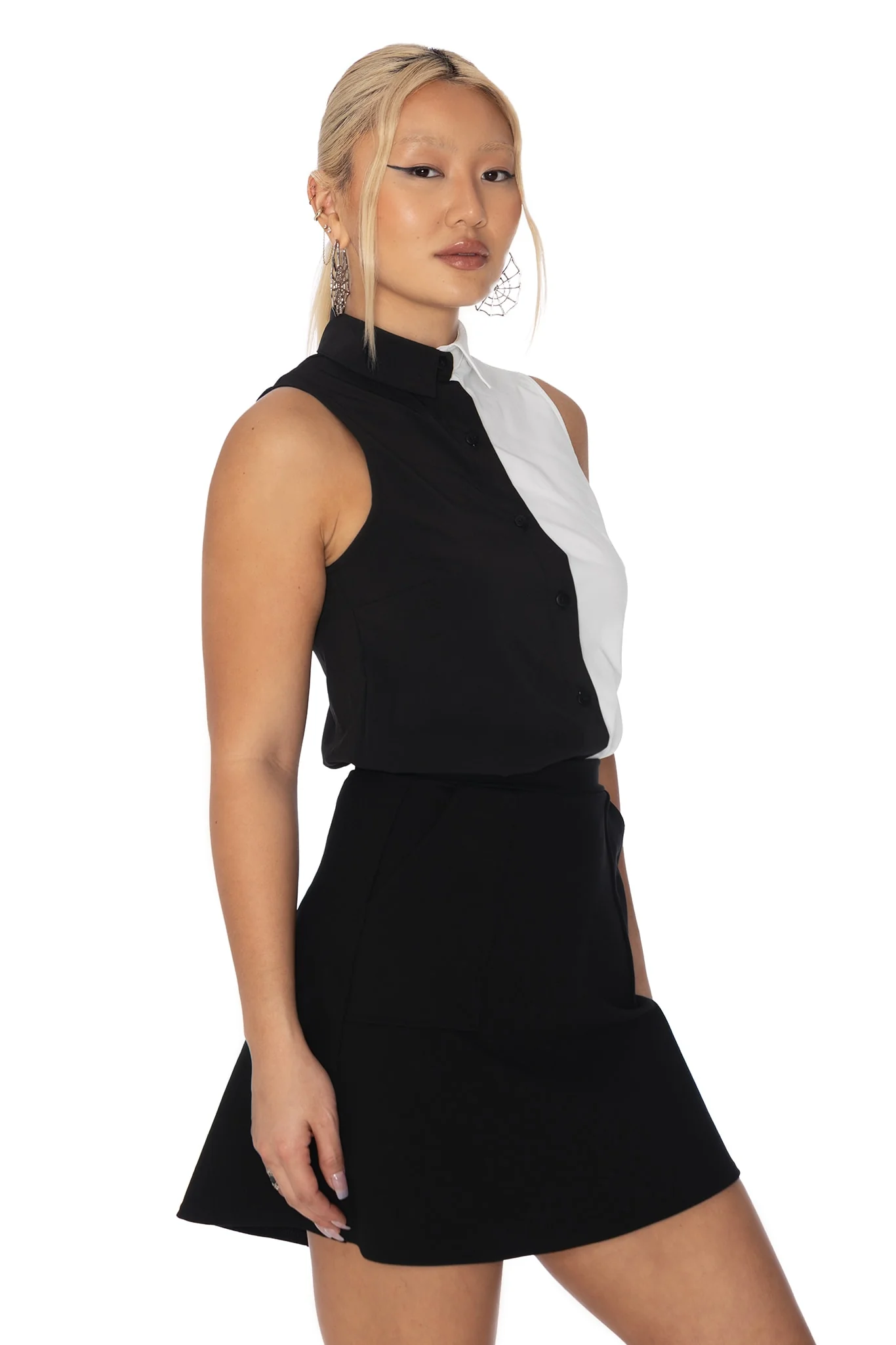 Split Mono Business Time Shirt - Image 5