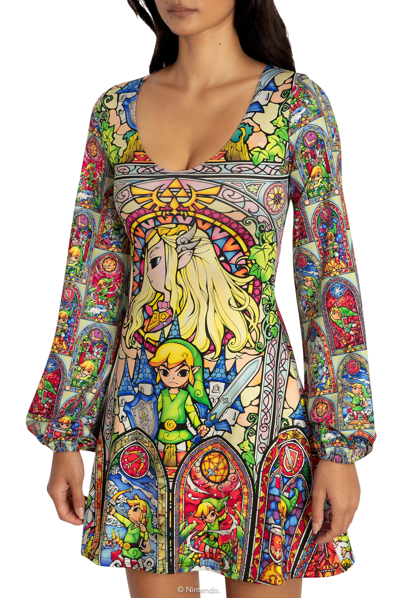 Stained Glass Hyrule Bell Dress - Image 3