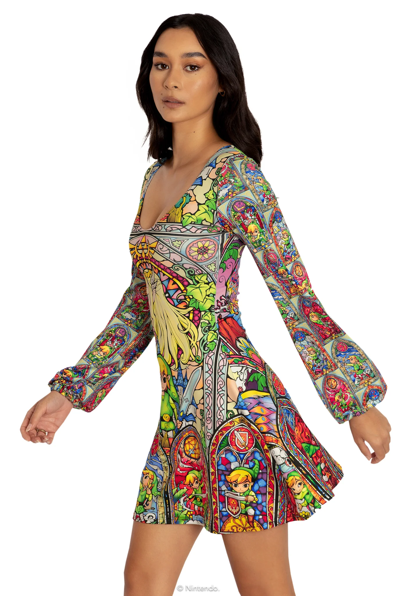 Stained Glass Hyrule Bell Dress - Image 6