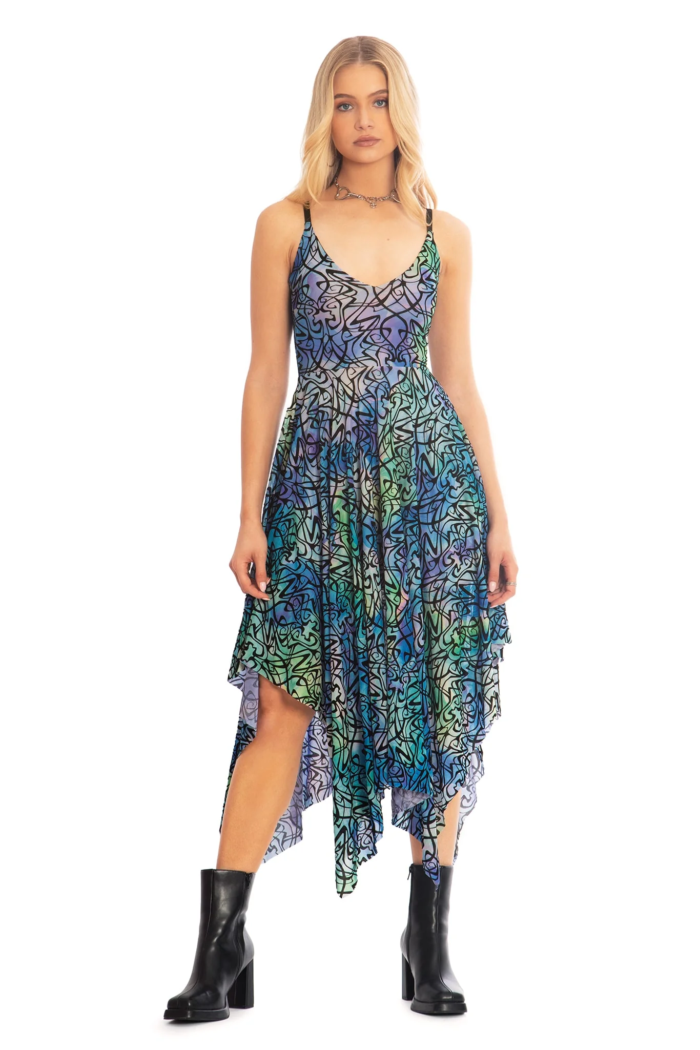 Stained Glass Zaun Handkerchief Dress - Image 7