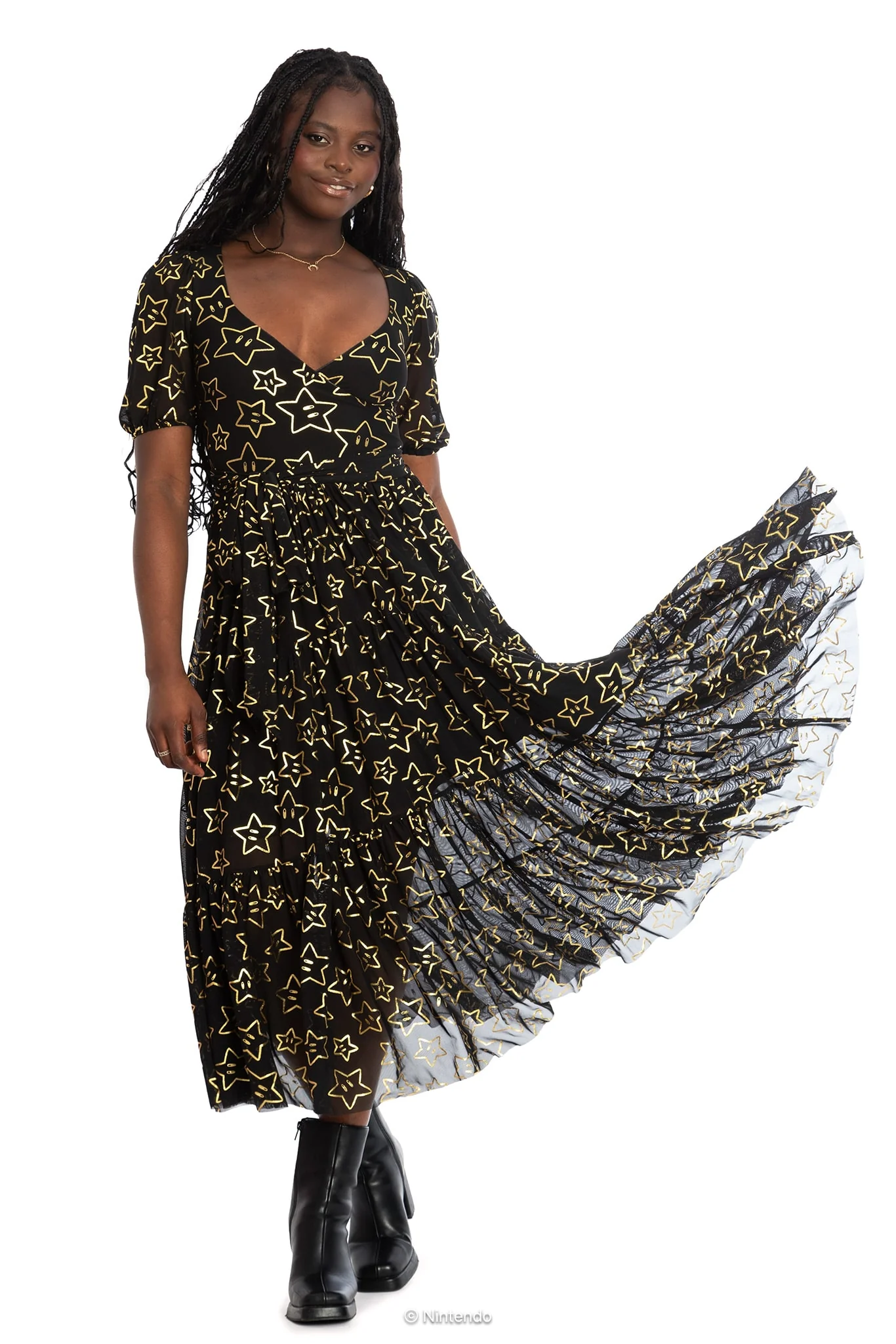 Super Stars Wrap Midaxi Dress - Image 7