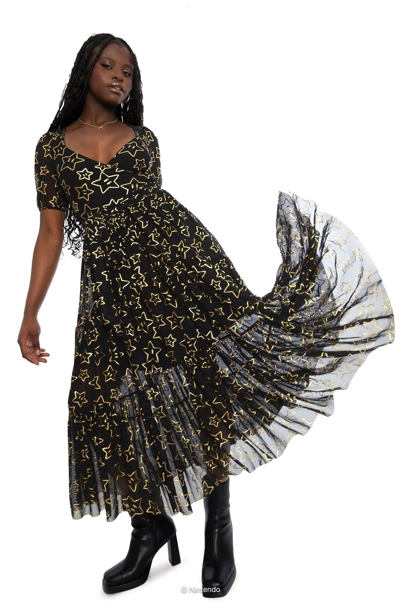 Super Stars Wrap Midaxi Dress - Image 8