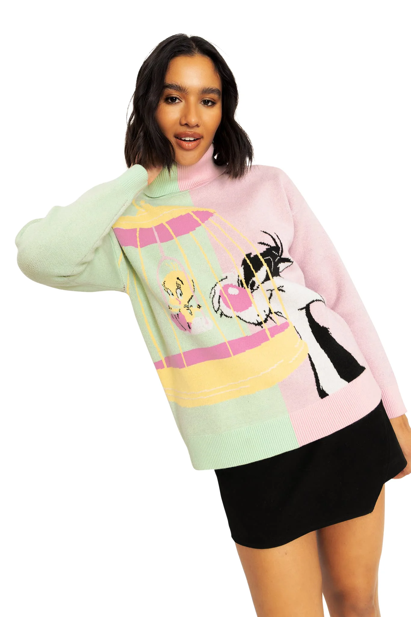 Sylvester And Tweety Roll Neck Sweater - Image 8
