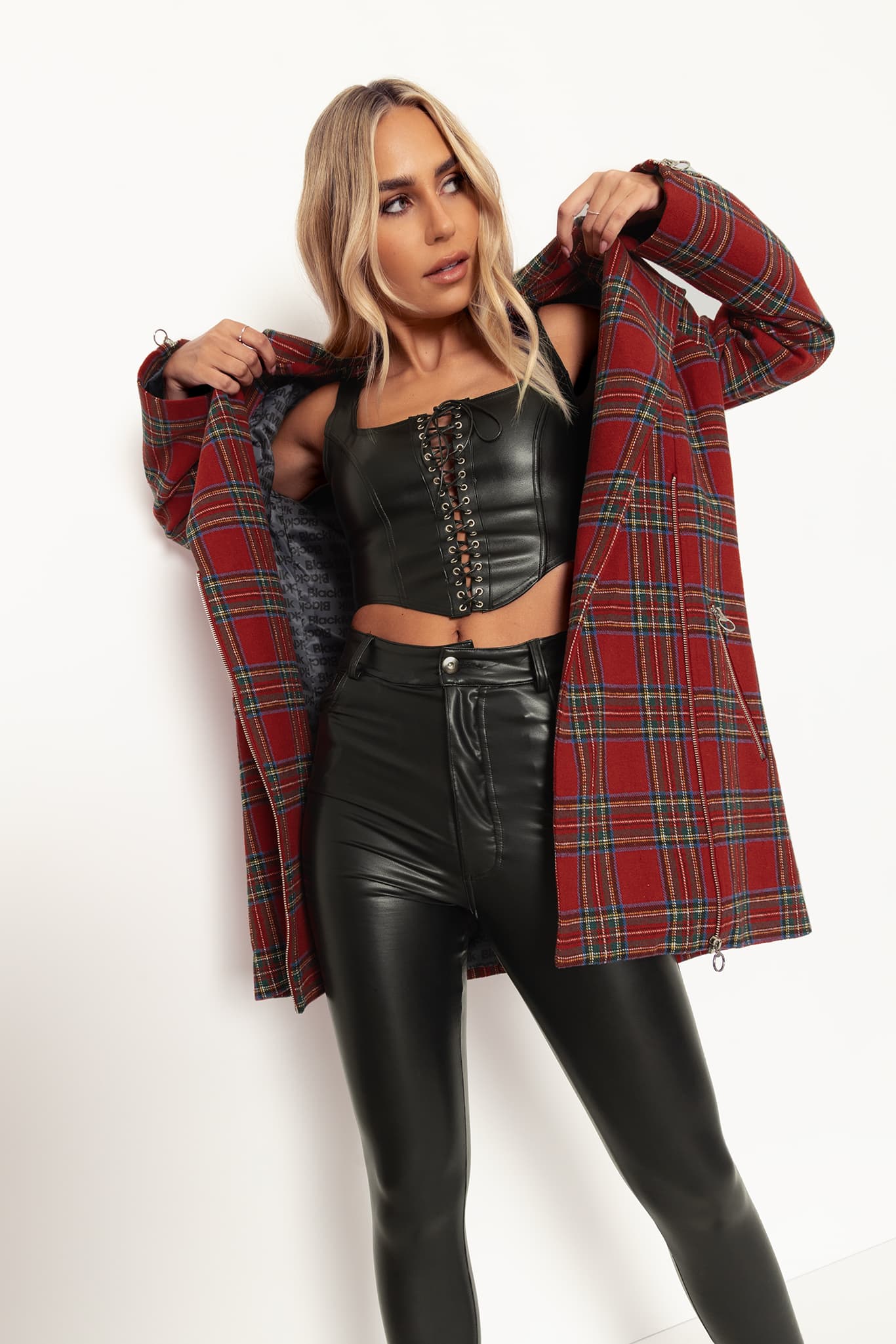 Tartan Flame Coat - Image 2