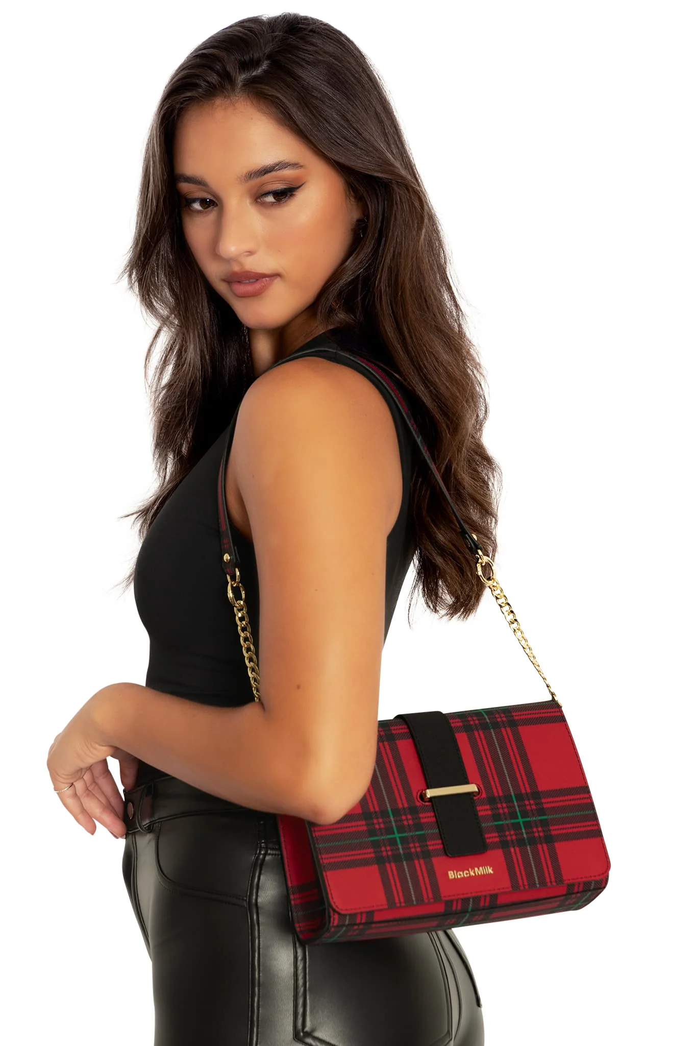 Tartan Gift Wrap Handbag - Image 4