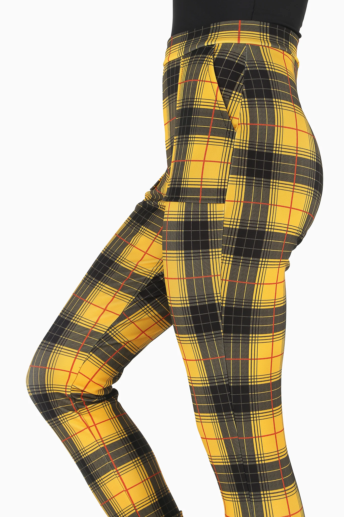 Tartan Grunge Cuffed Pants - Image 4
