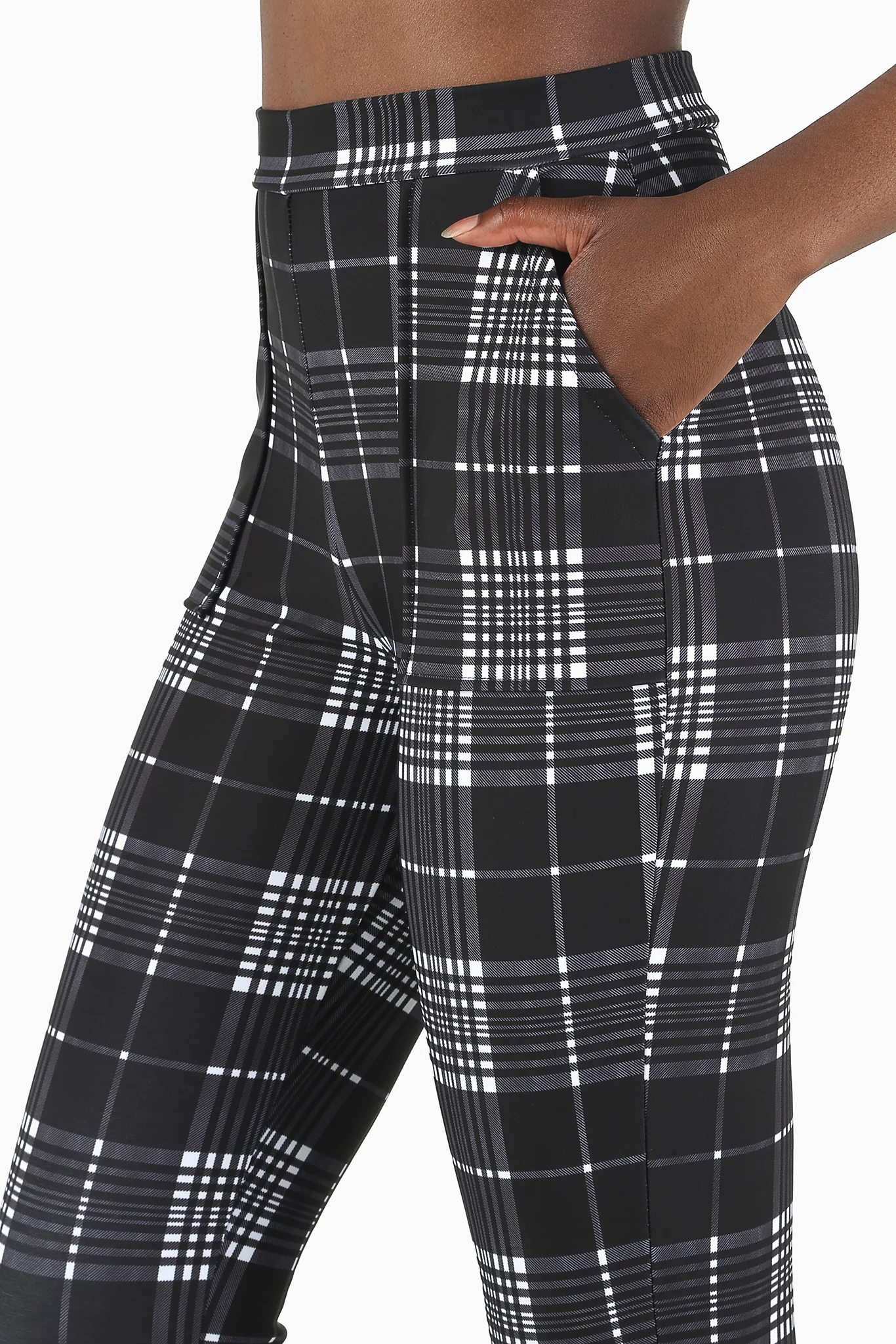 Tartan Mono Cuffed Pants - Image 4