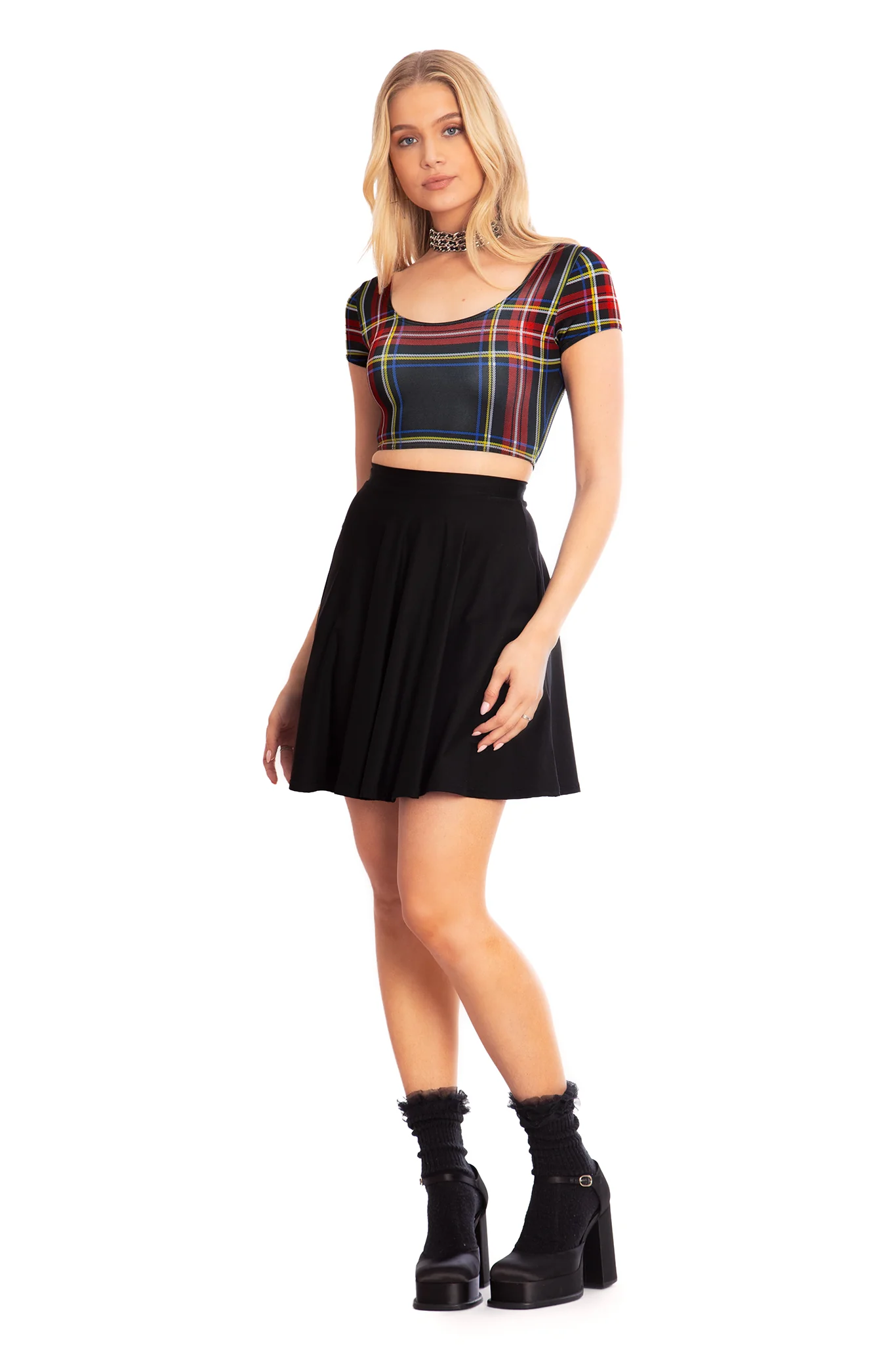Tartan Old School Nana Suit Top - Image 7