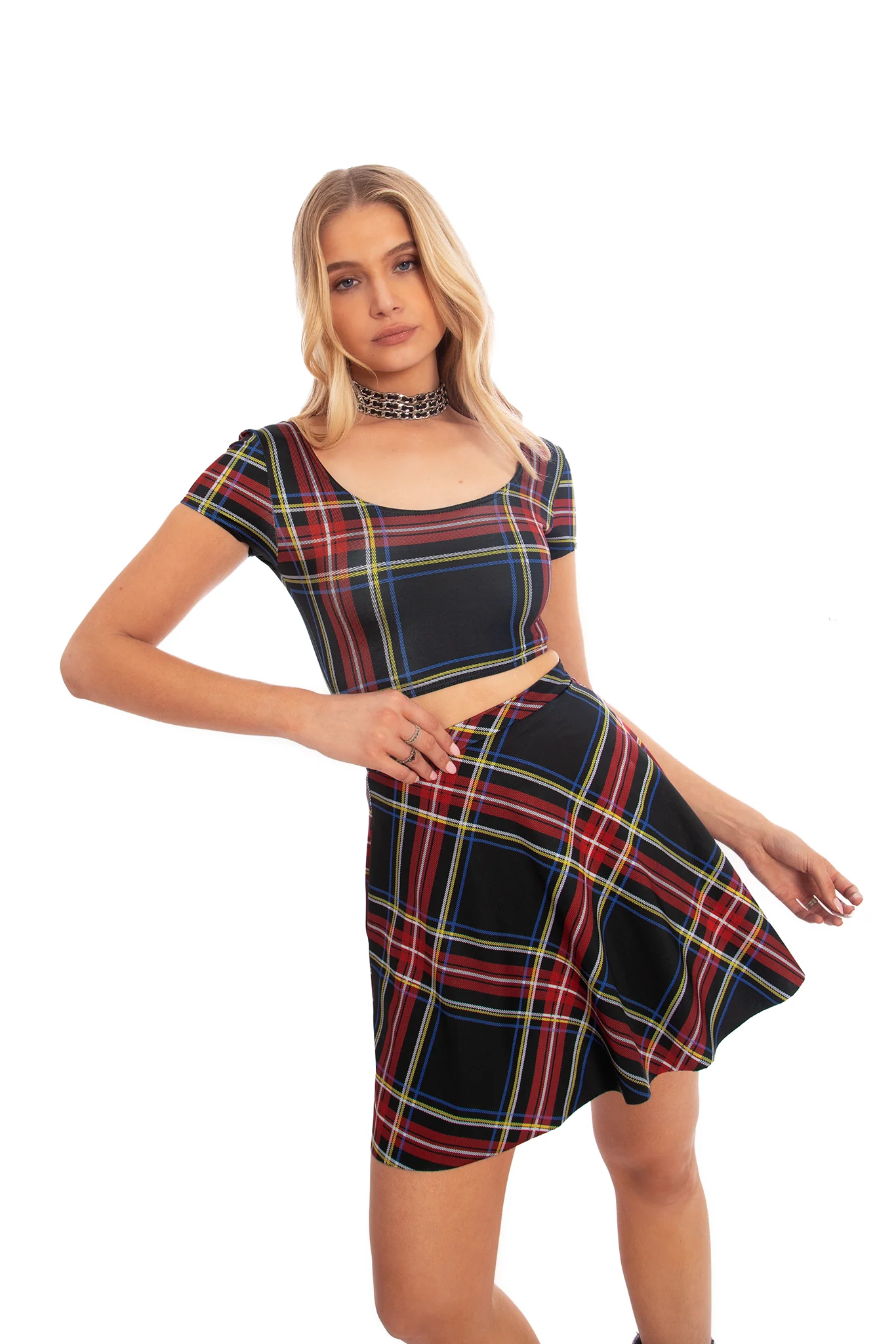 Tartan Old School Nana Suit Top - Image 8