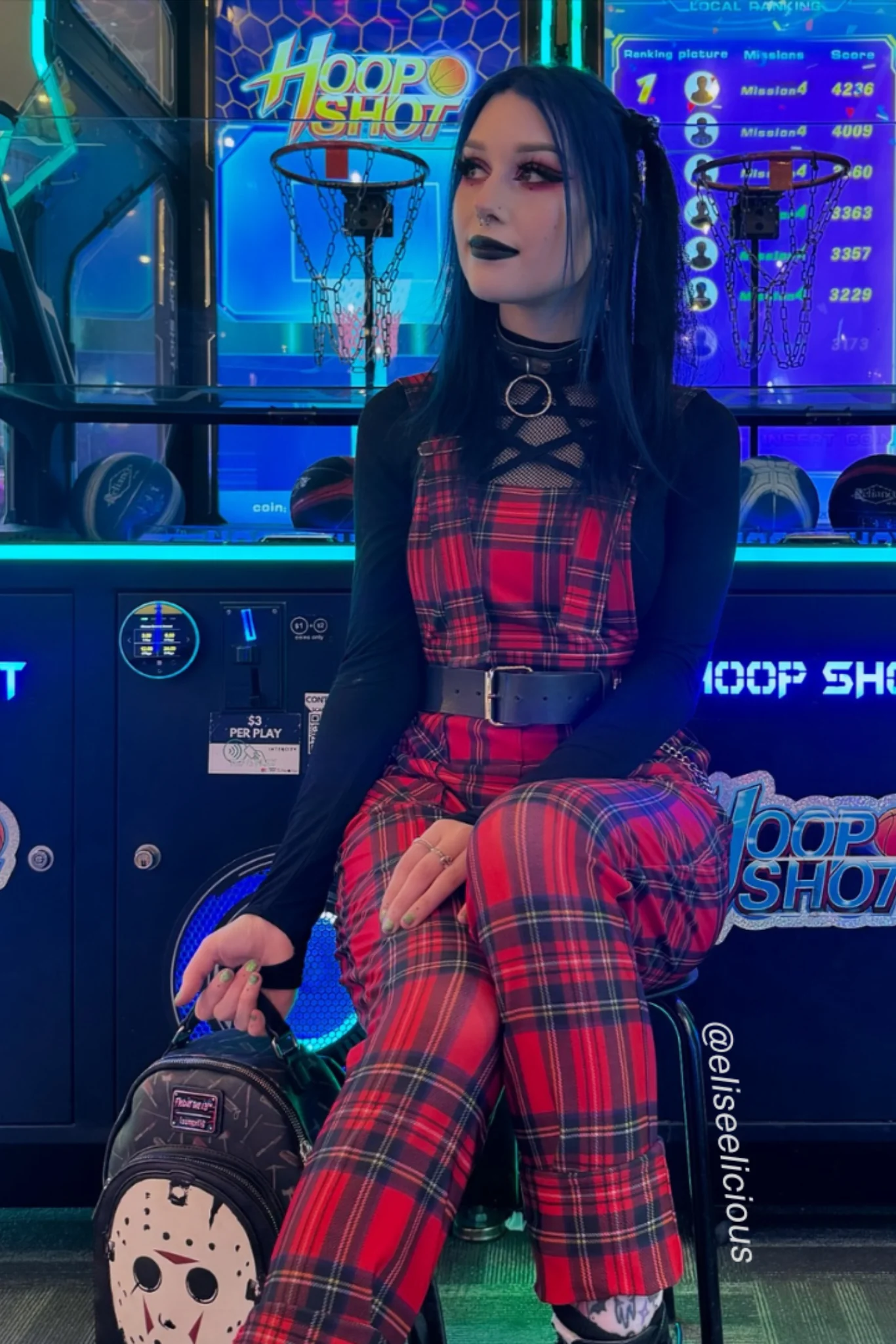 Tartan Red Overalls - Image 4