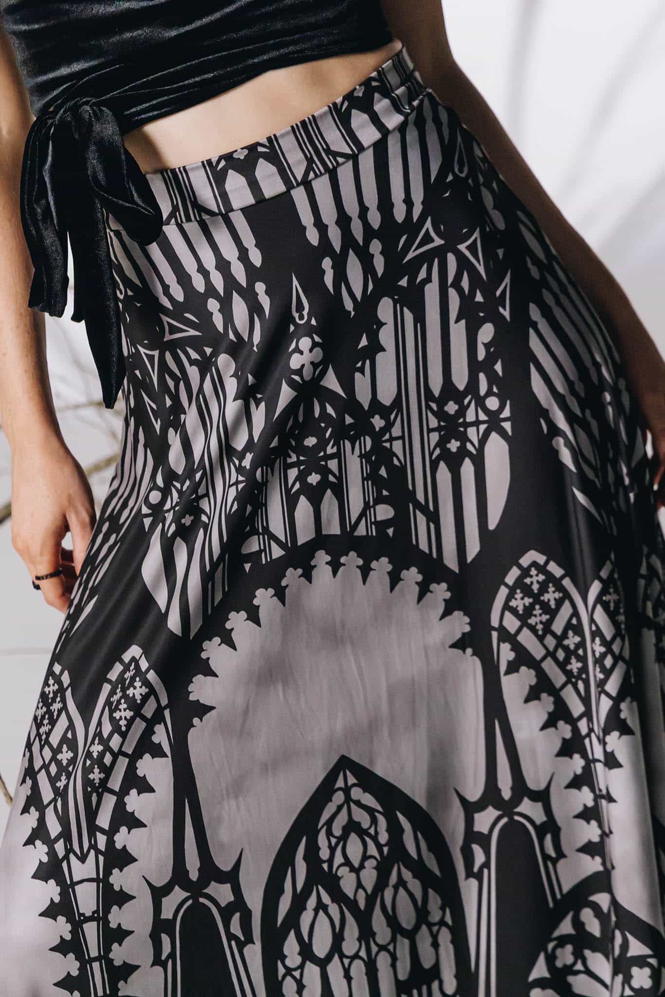 The Cathedral's Veil Maxi Skirt - Image 5