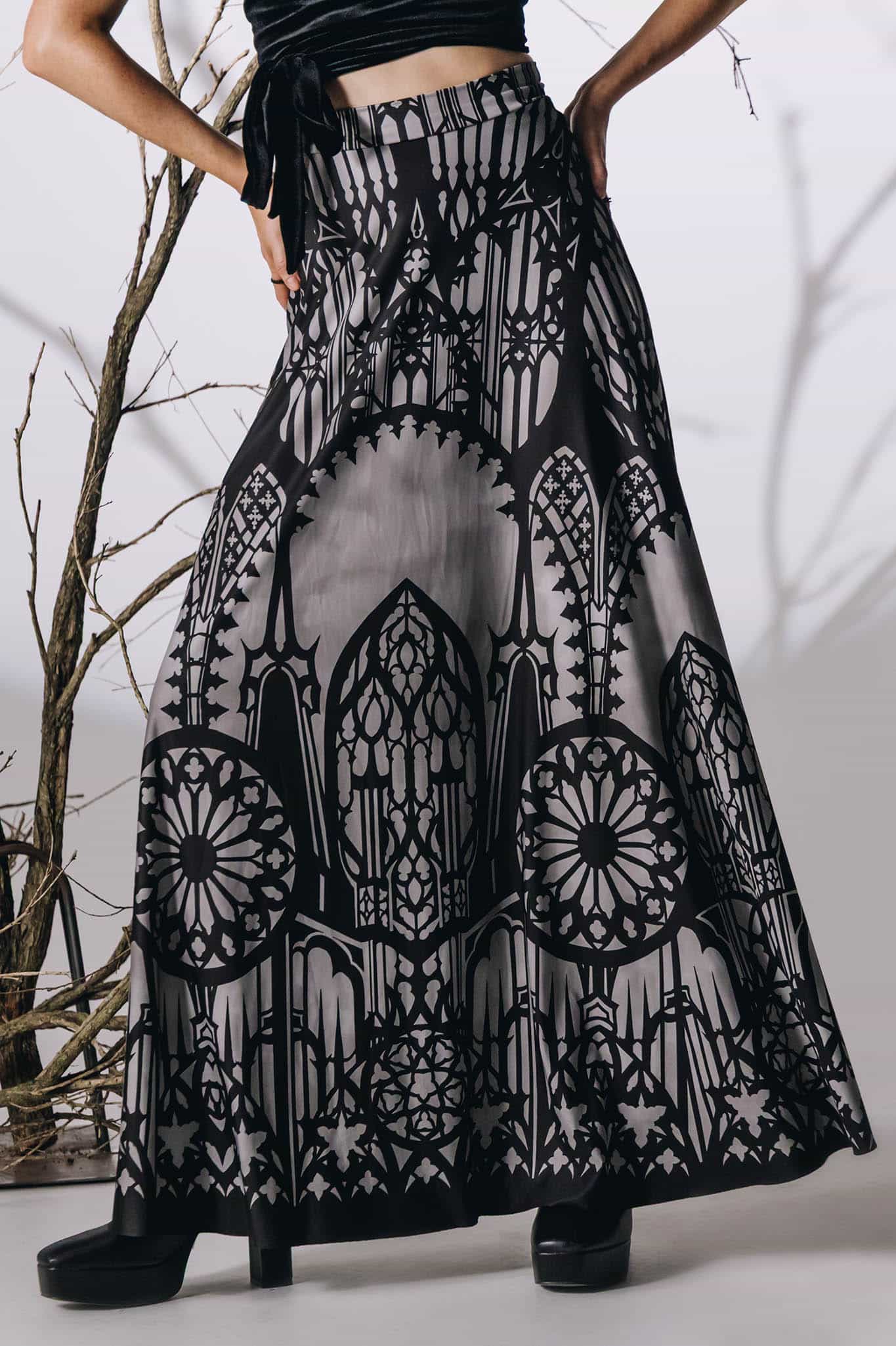 The Cathedral's Veil Maxi Skirt - Image 6