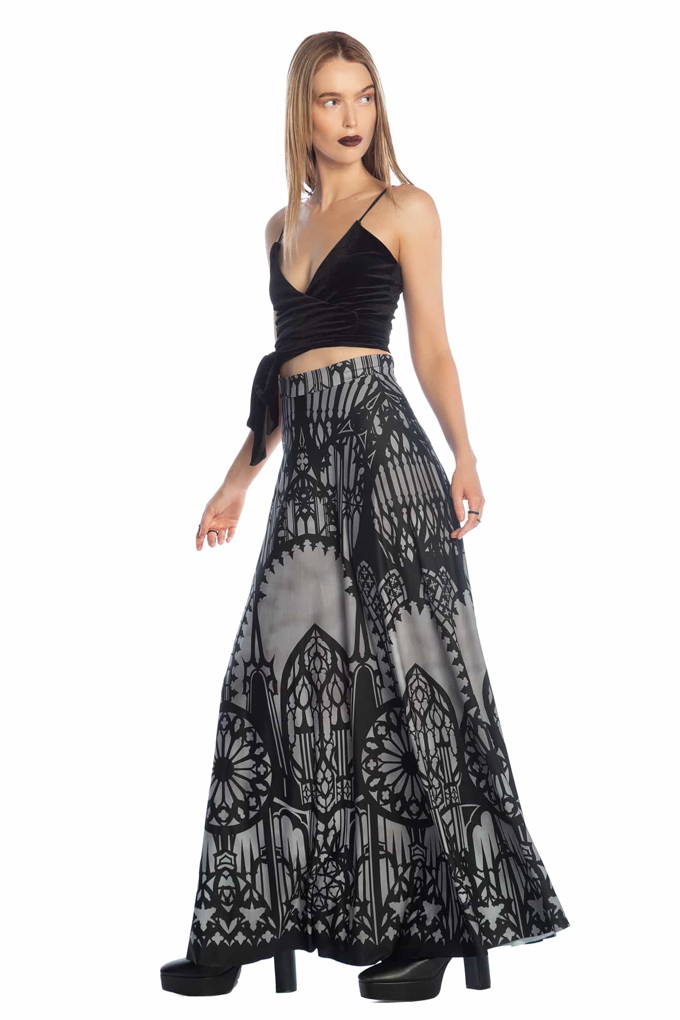 The Cathedral's Veil Maxi Skirt - Image 7