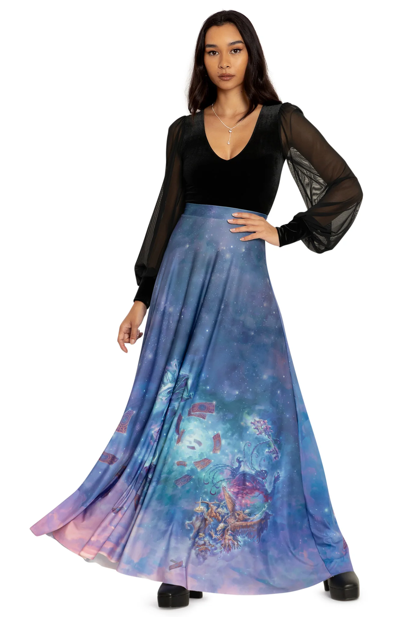 The Deck Of Many Things Maxi Skirt - Image 4