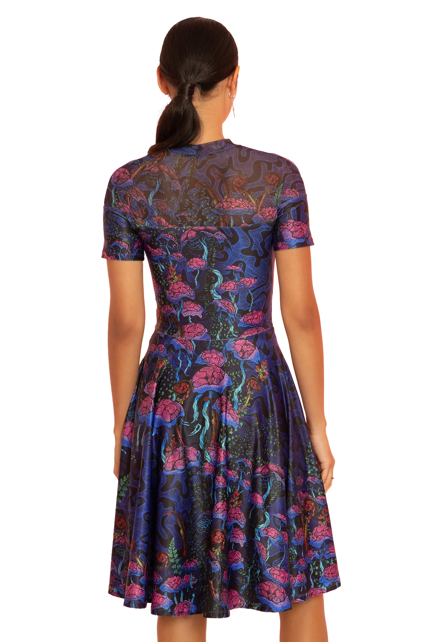 The Garden of Nutrients Sheer Splice Longline Dress - Image 2