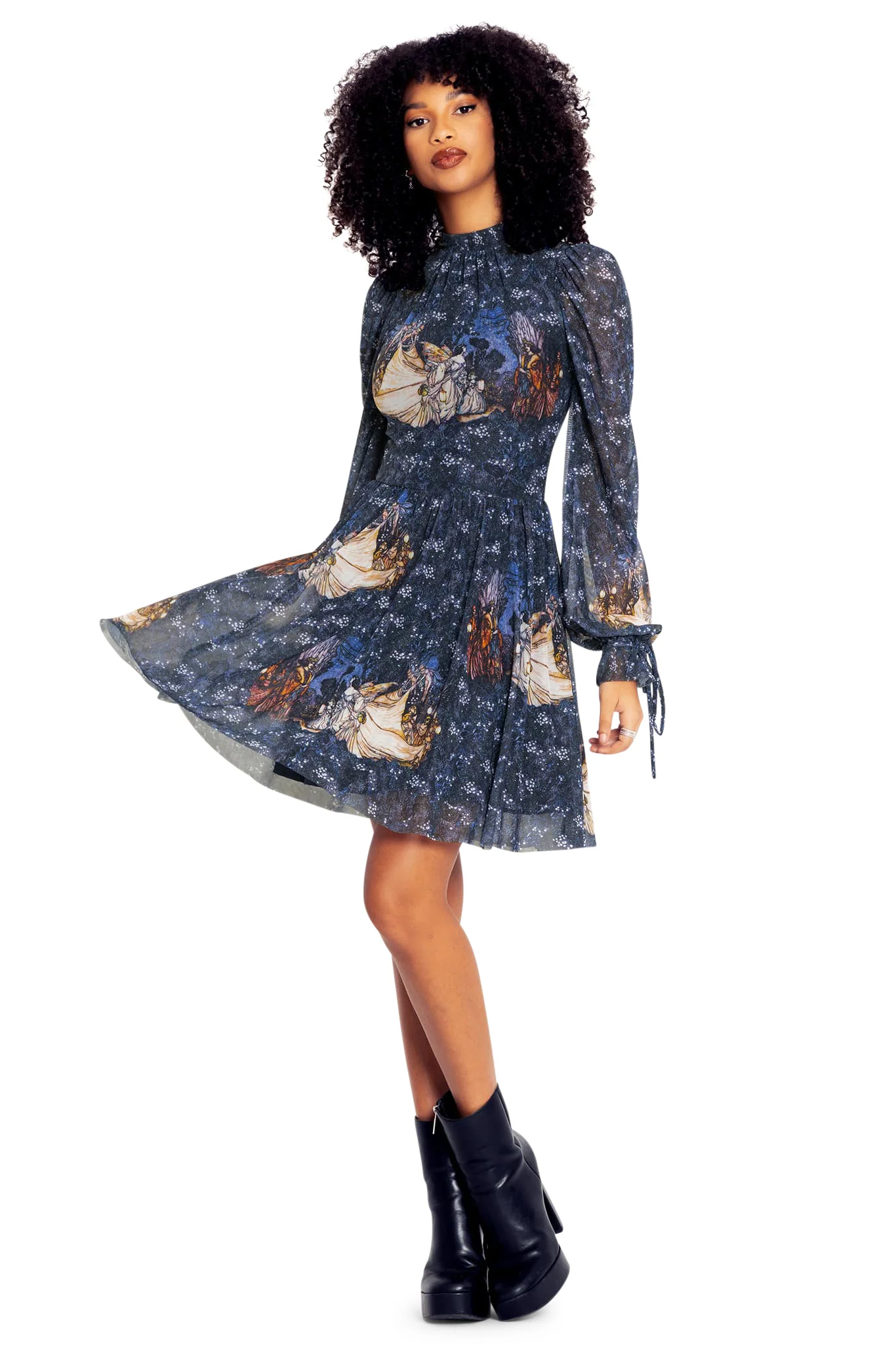 The Meeting Of Oberon And Titania Sheer Grace Dress