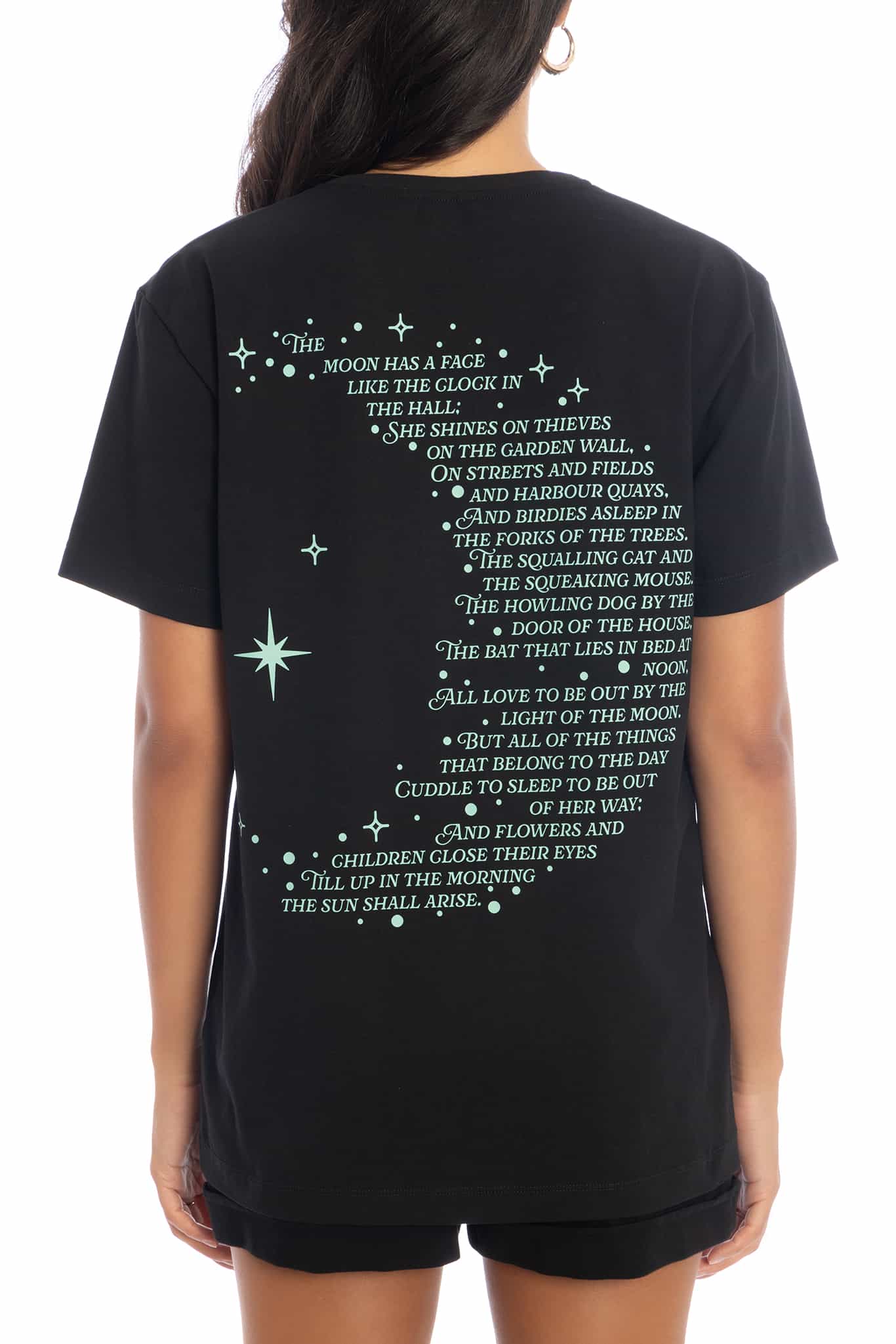 The Moon Poem Boyfriend Tee - Image 3