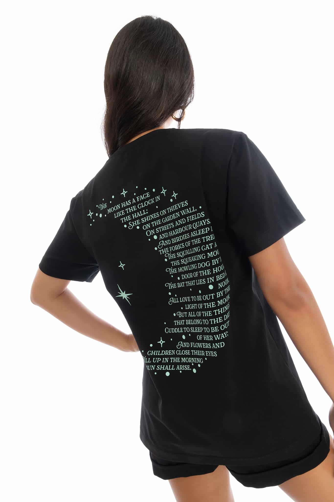 The Moon Poem Boyfriend Tee - Image 7