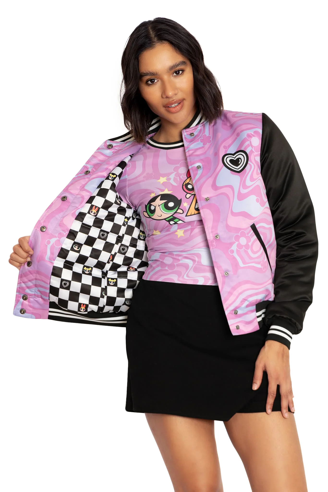The Powerpuff Girls Shiny Bomber Jacket