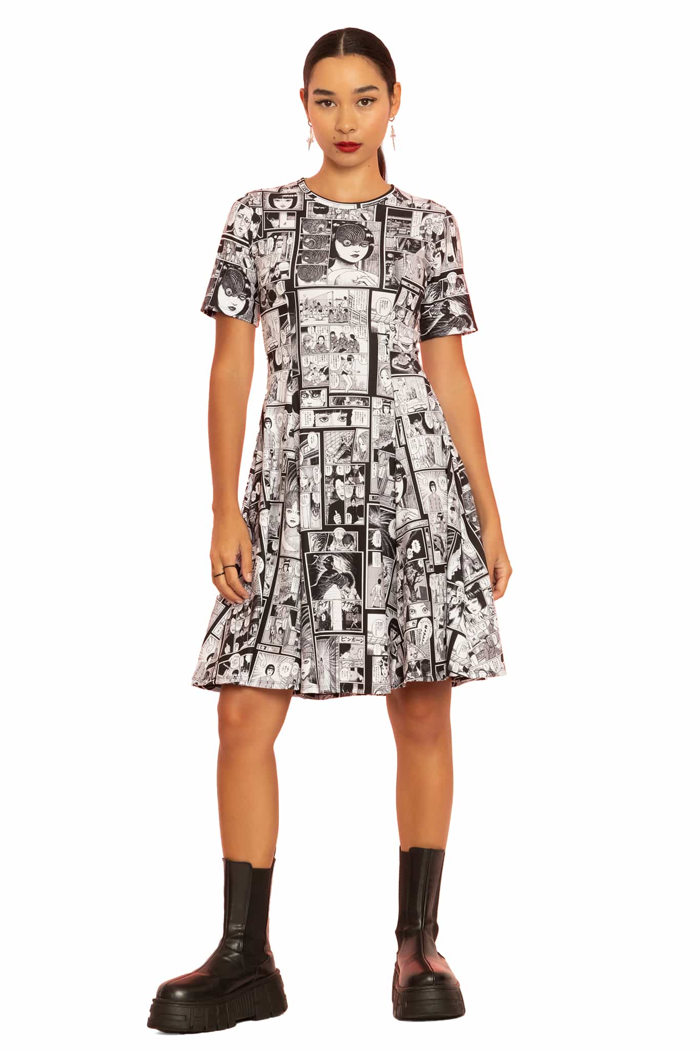 The Scar Longline Evil Tee Dress - Image 7