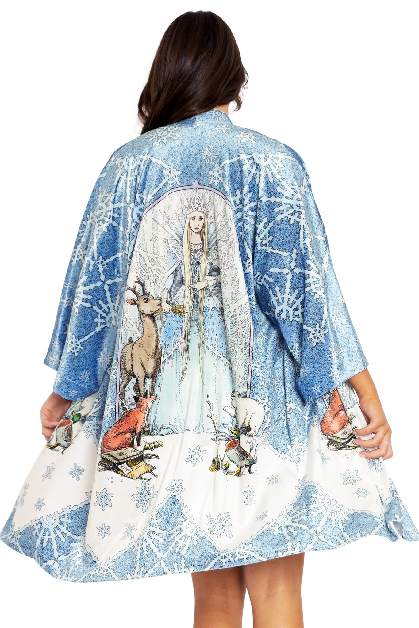The Snow Queen Velvet Robe - Image 2
