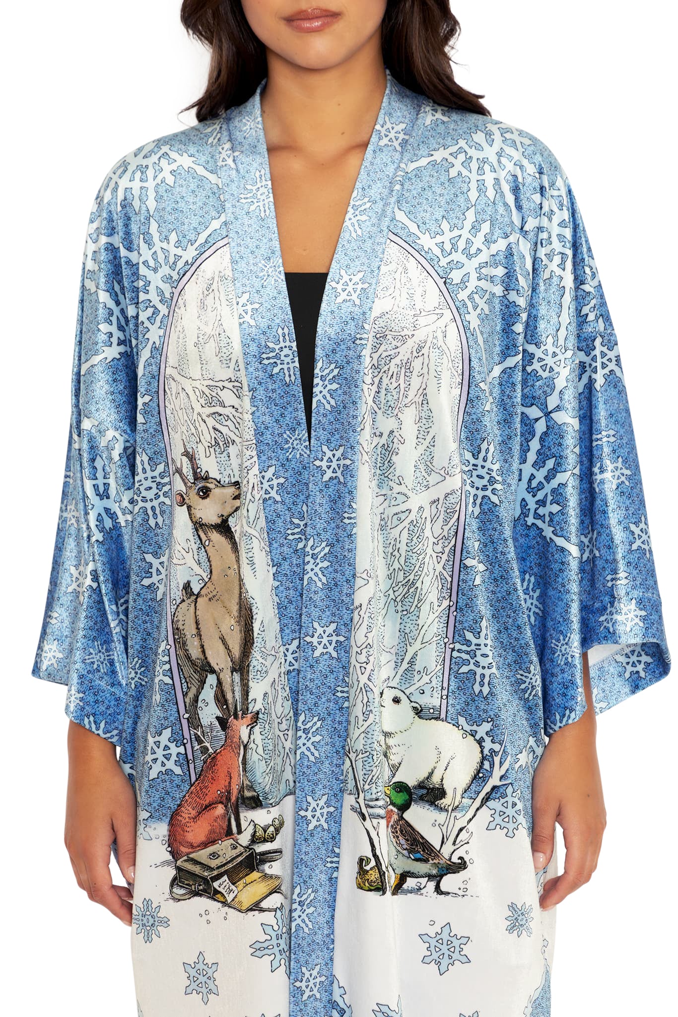 The Snow Queen Velvet Robe - Image 3