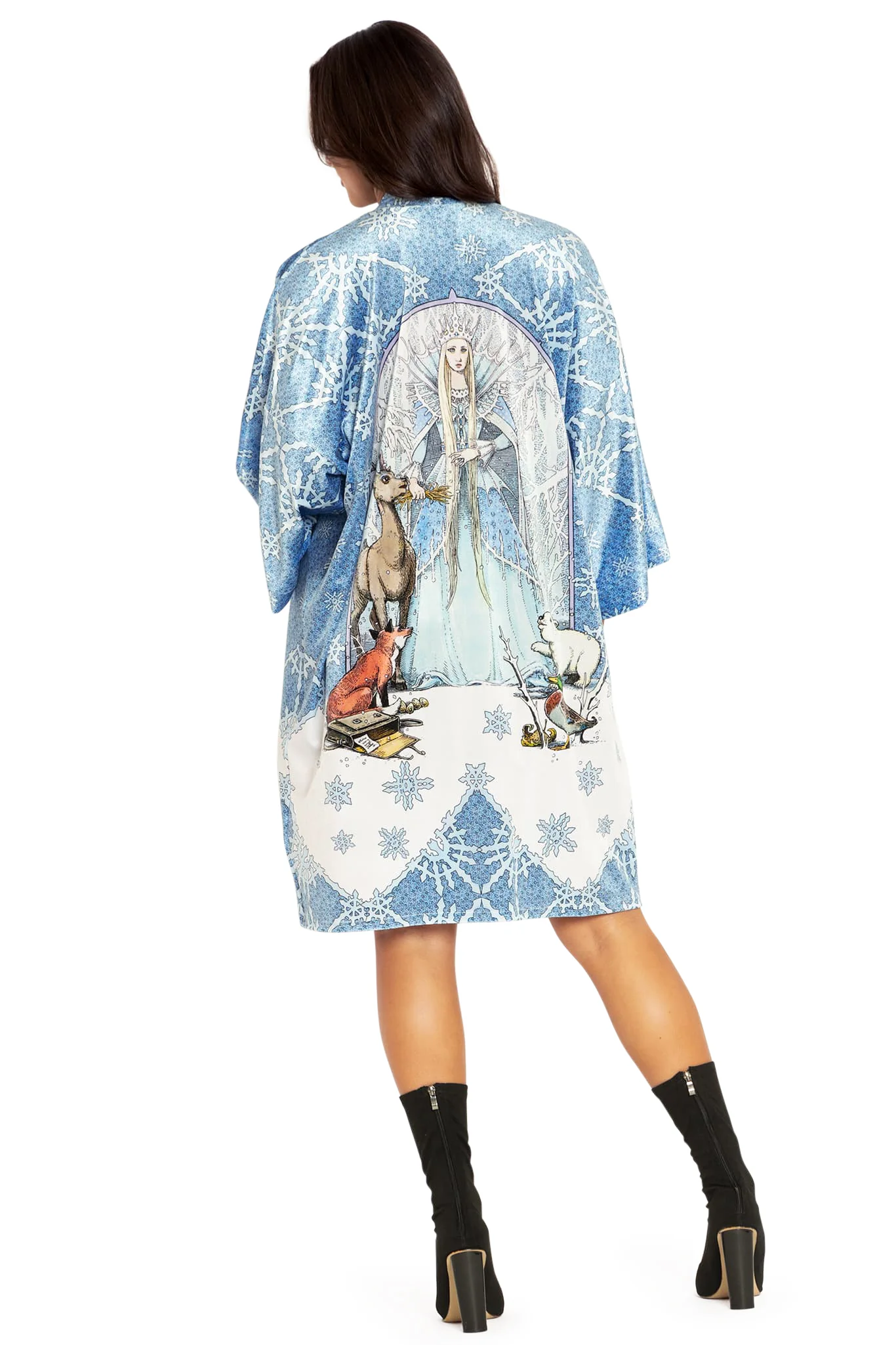 The Snow Queen Velvet Robe - Image 6
