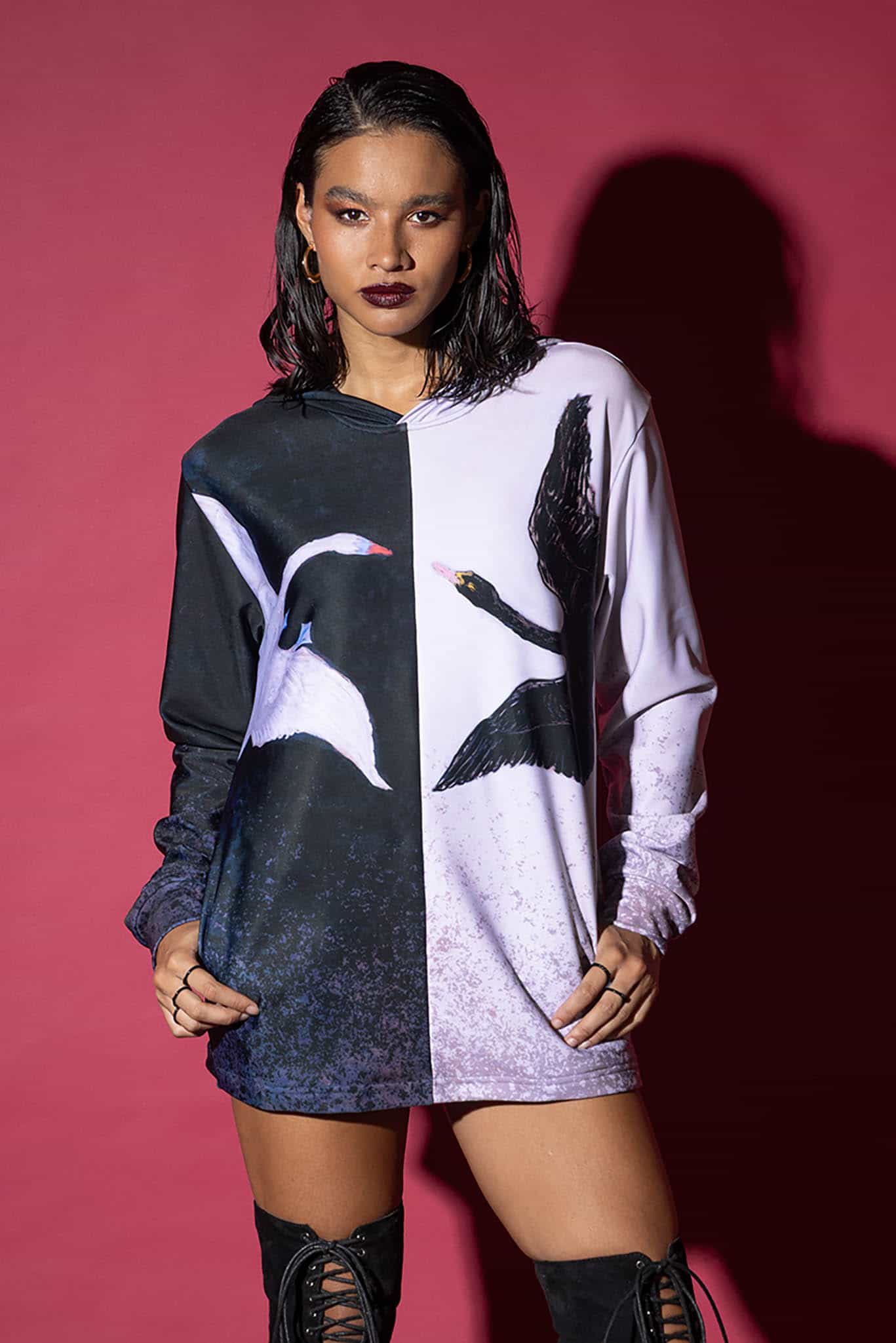 The Swans Split Hoodie - Image 7