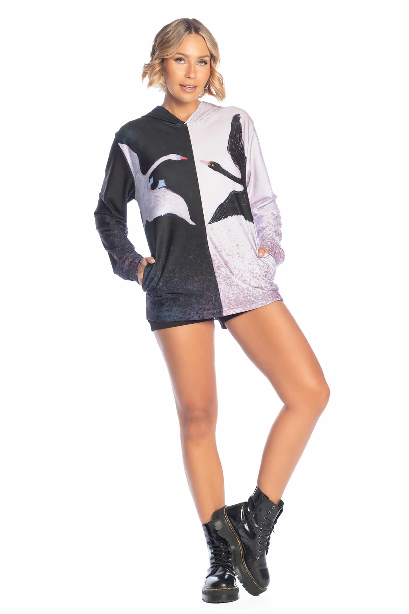 The Swans Split Hoodie - Image 8