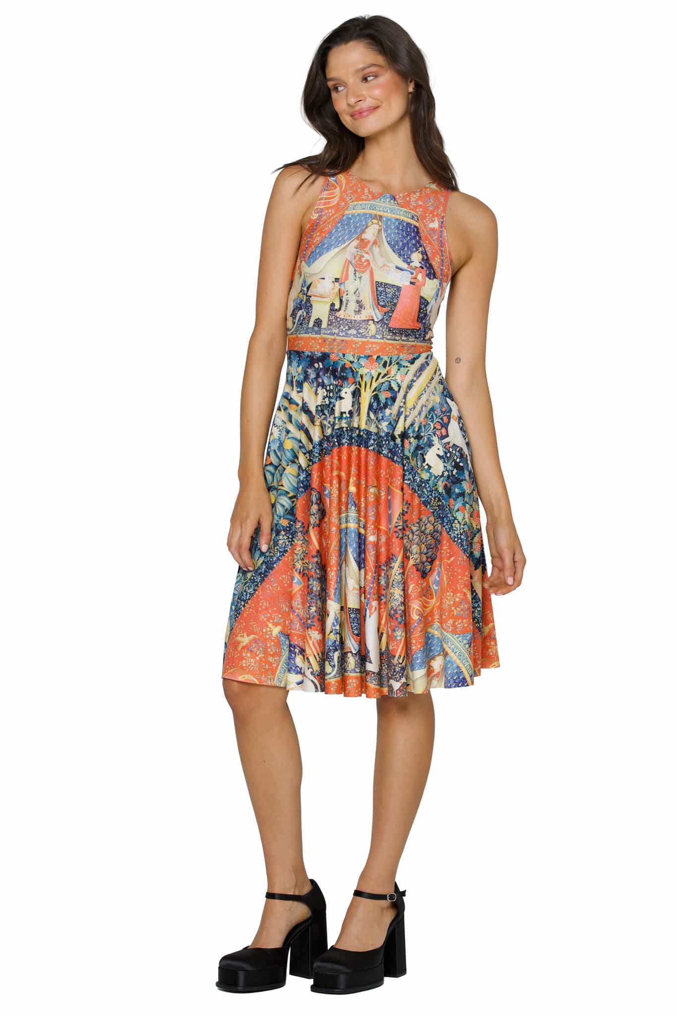 The Lady and the Unicorn Princess Midi Dress - Image 4