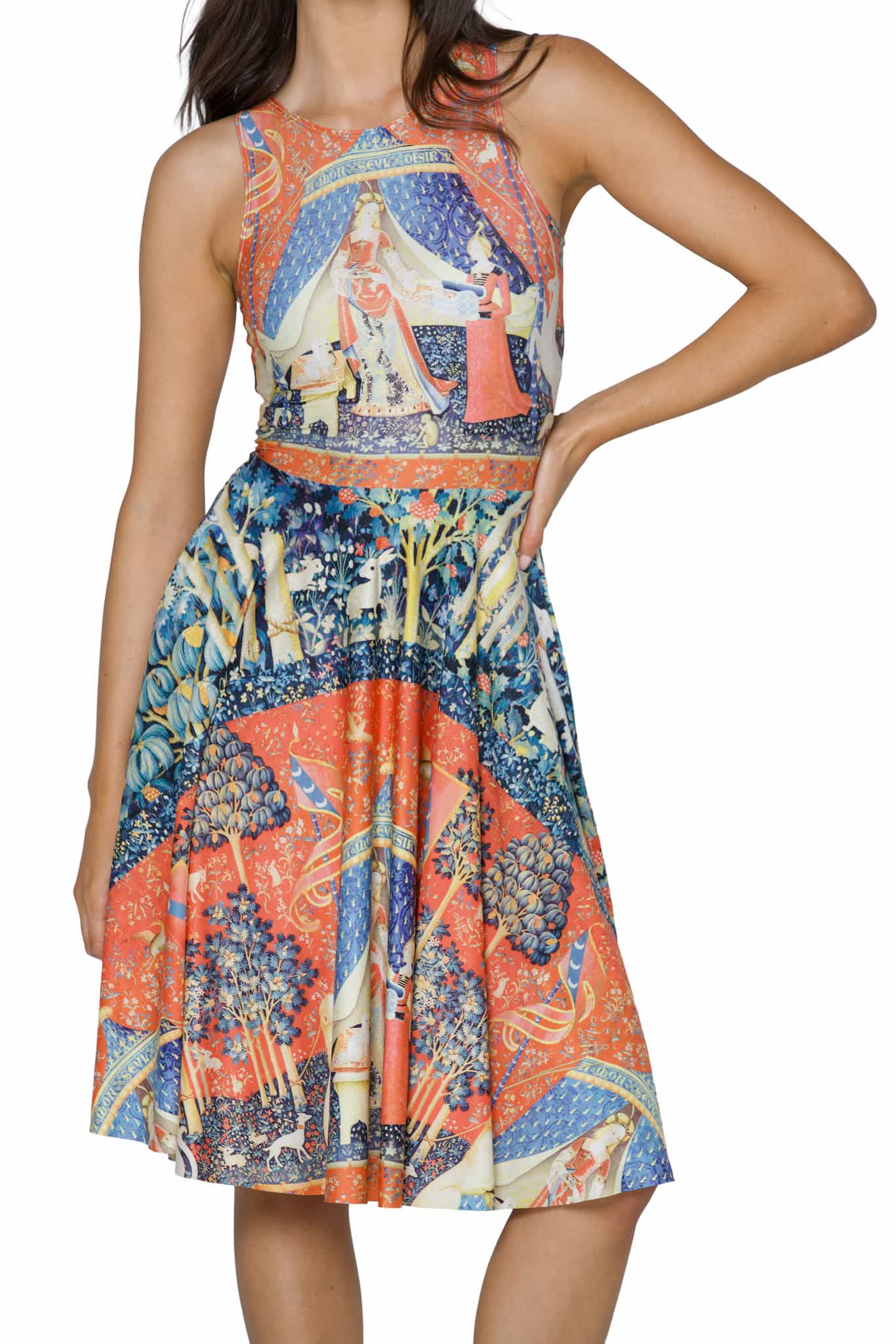 The Lady and the Unicorn Princess Midi Dress - Image 8