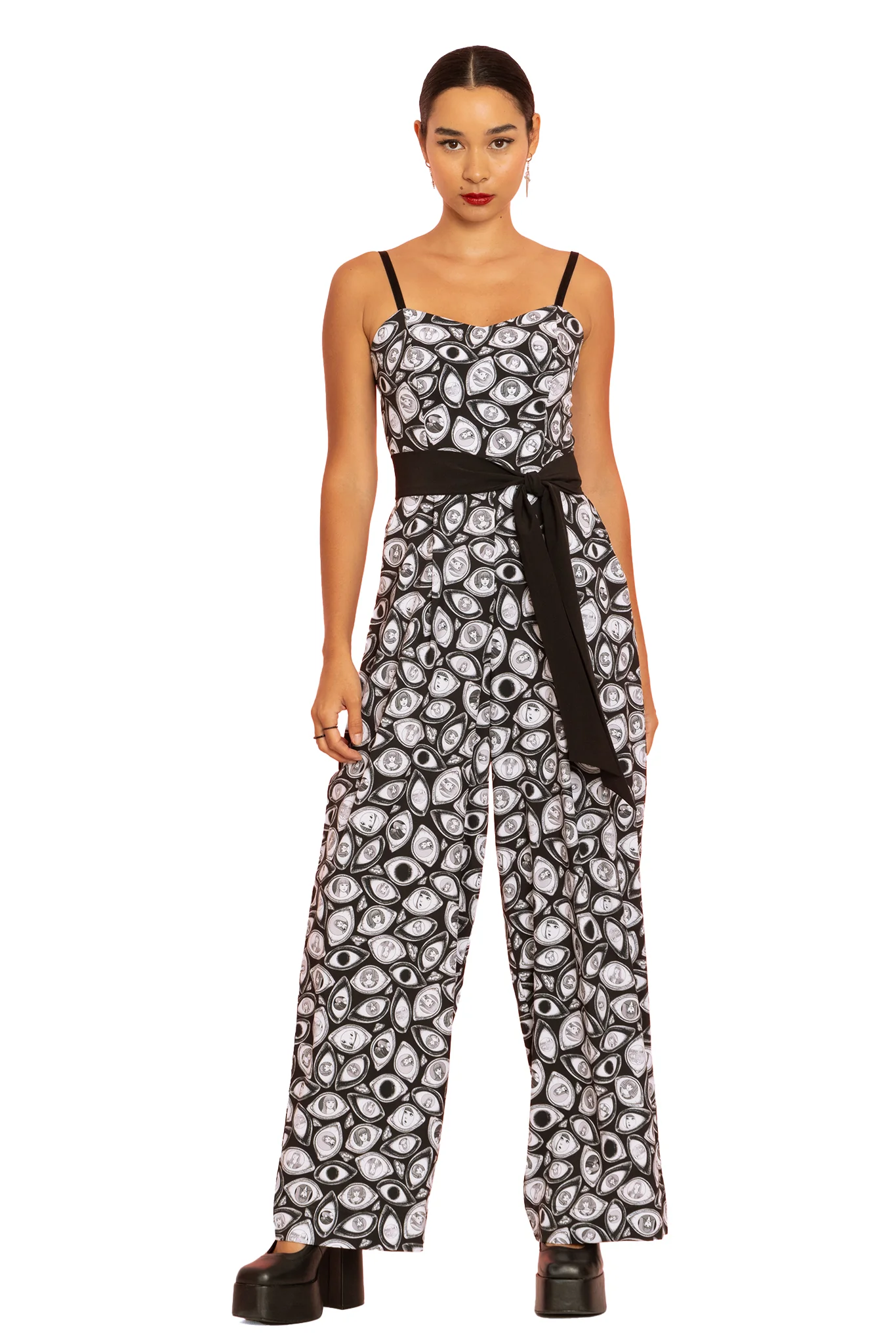 Through The Eyes Long Lounge Jumpsuit - Image 2