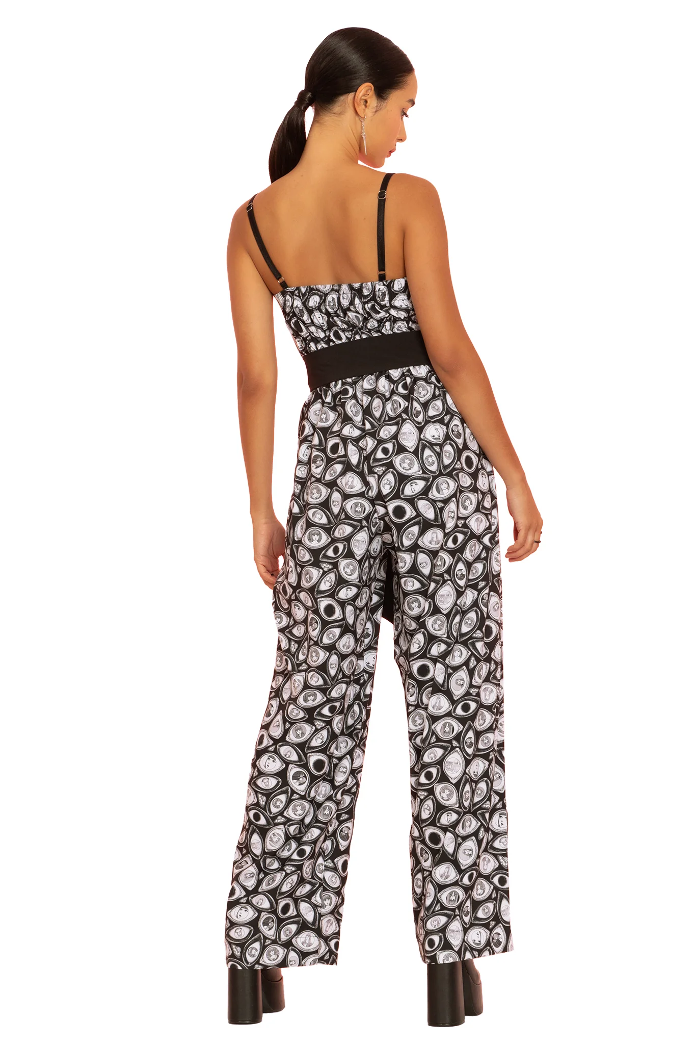 Through The Eyes Long Lounge Jumpsuit - Image 3