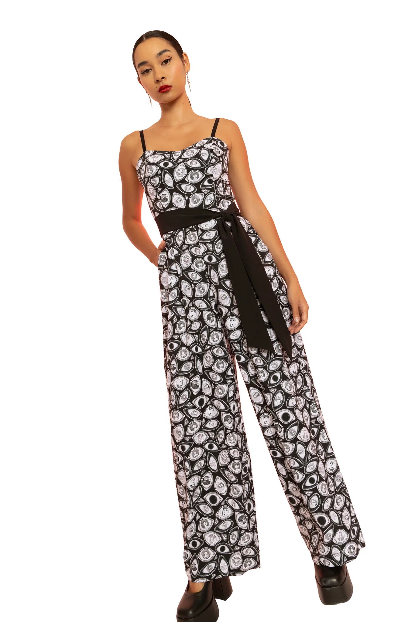 Through The Eyes Long Lounge Jumpsuit - Image 9