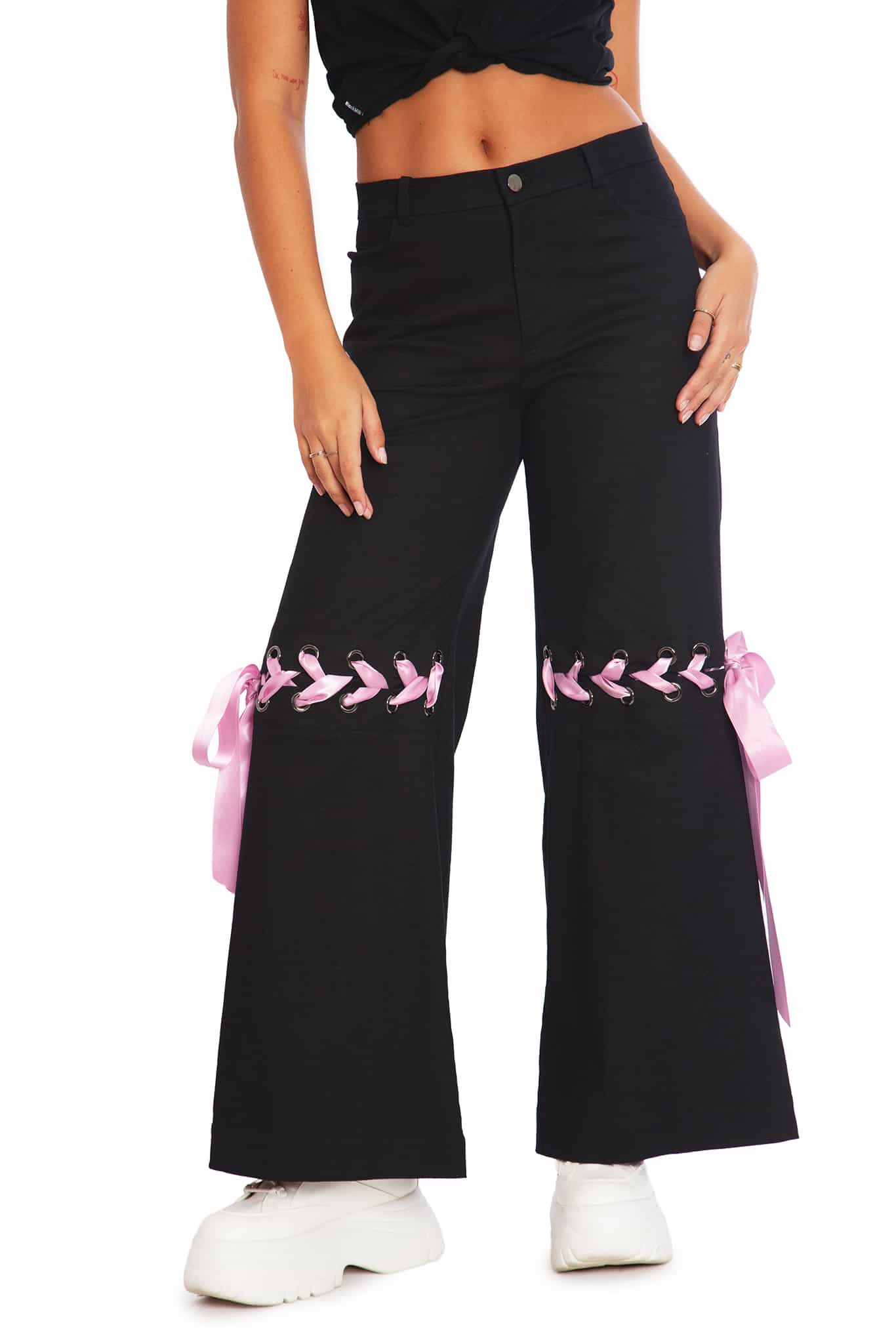 Tie A Bow Street Pants - Image 7