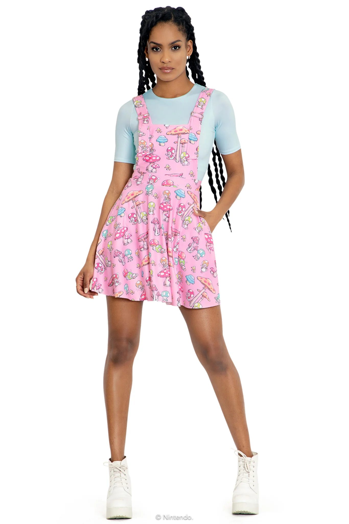 Toads Pink Apron Dress