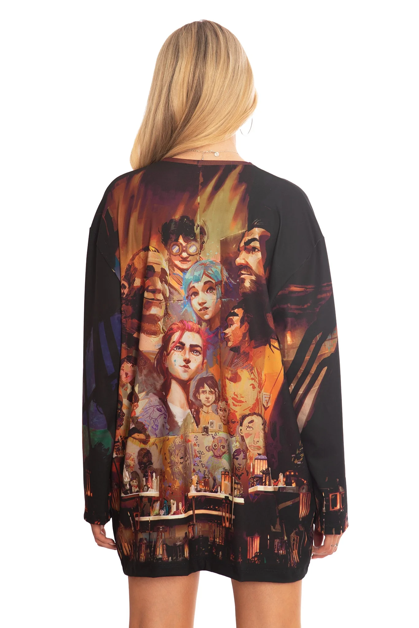 Tree Of Life Long Sleeve Big Tee - Image 2
