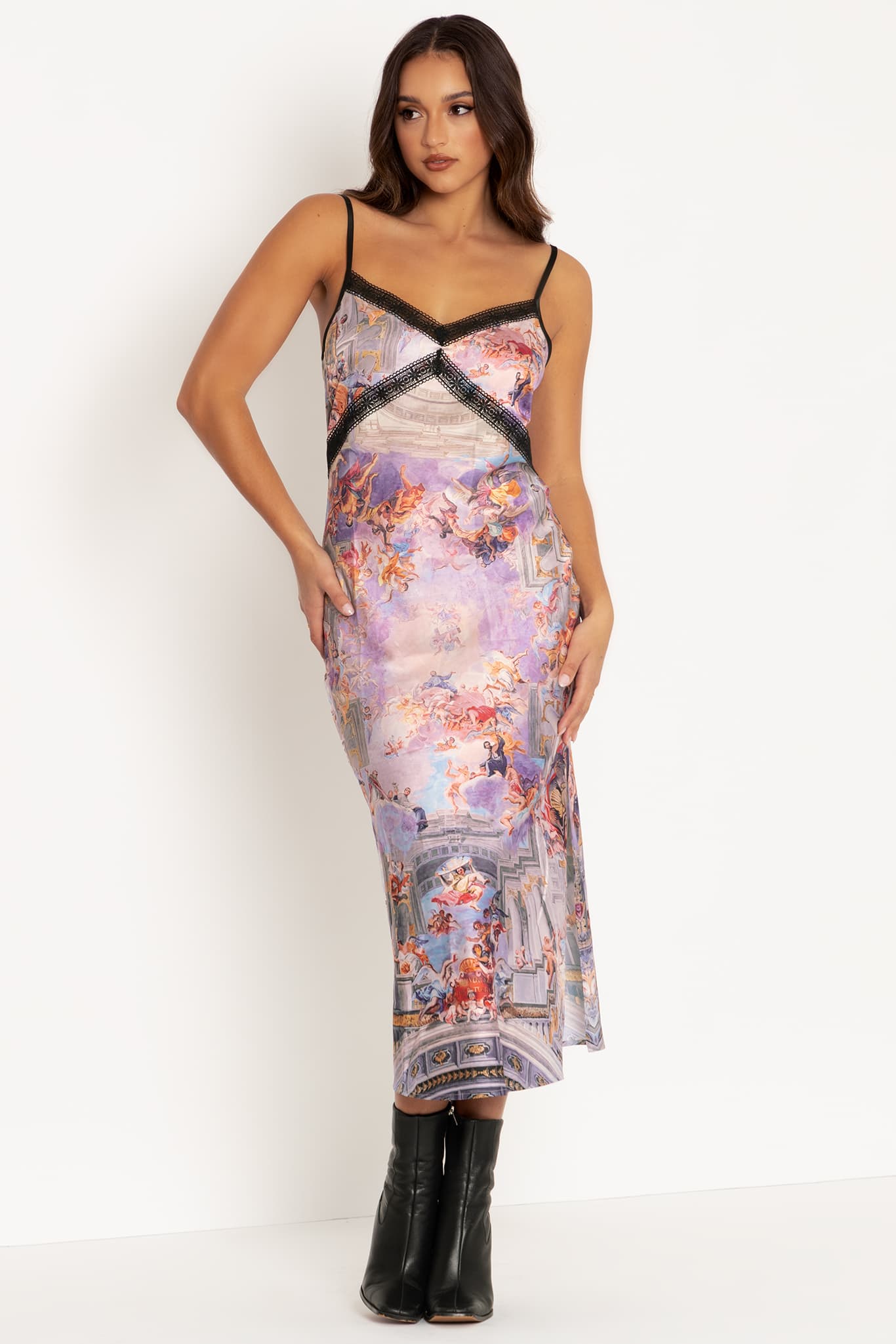 Triumph Of St Ignatius Satin Slip Dress - Image 5
