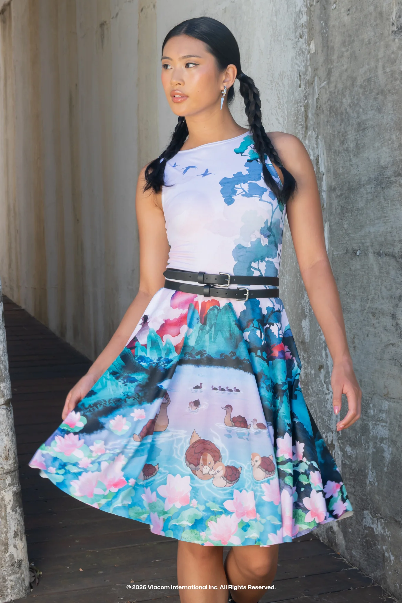 Turtle Ducks Princess Longline Dress
