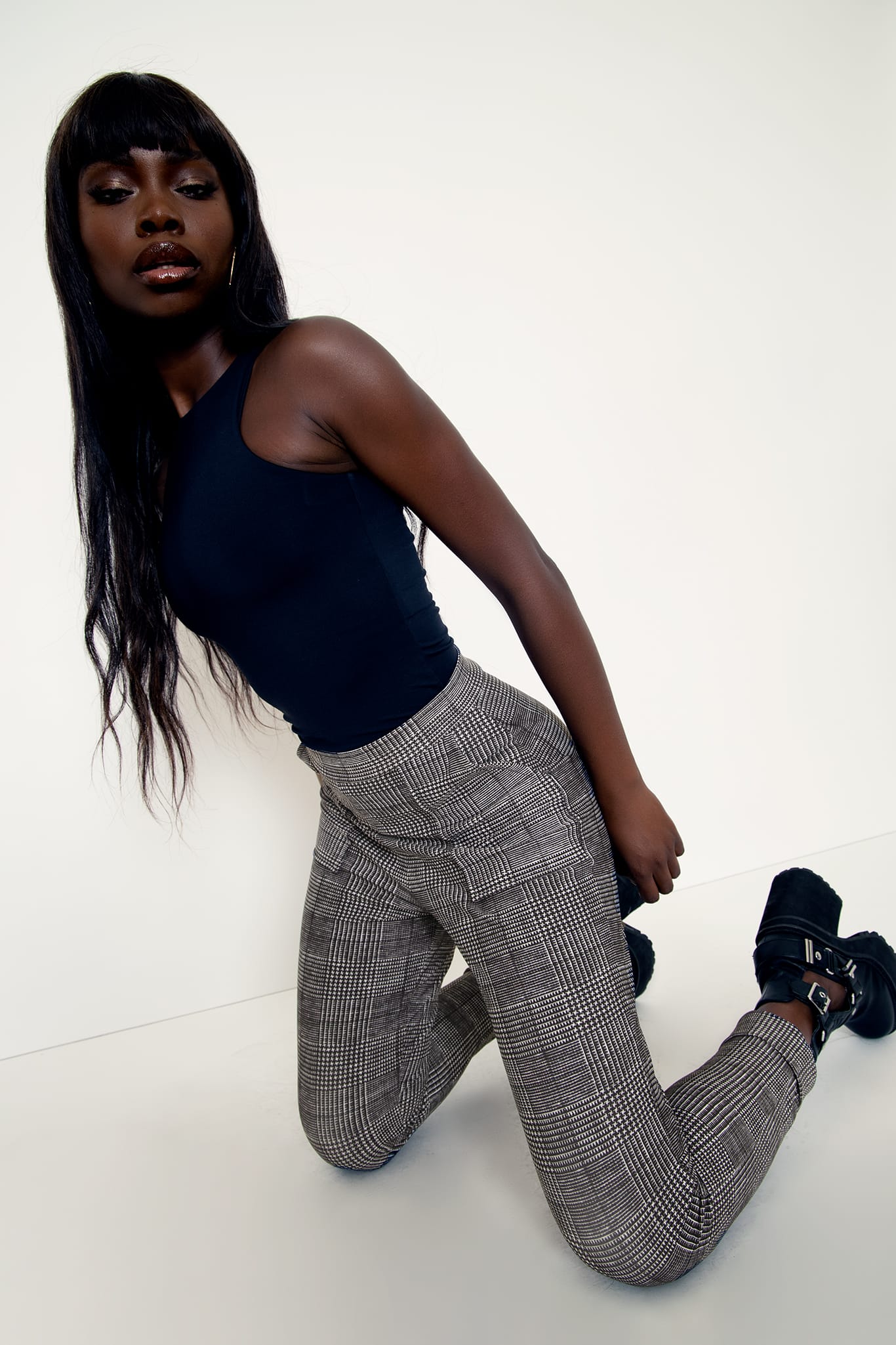Tweed Mono Cuffed Pants - Image 6