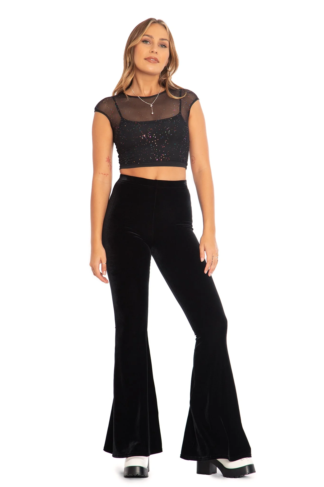 Twinkle Twinkle Cap Sleeve Crop - Image 7